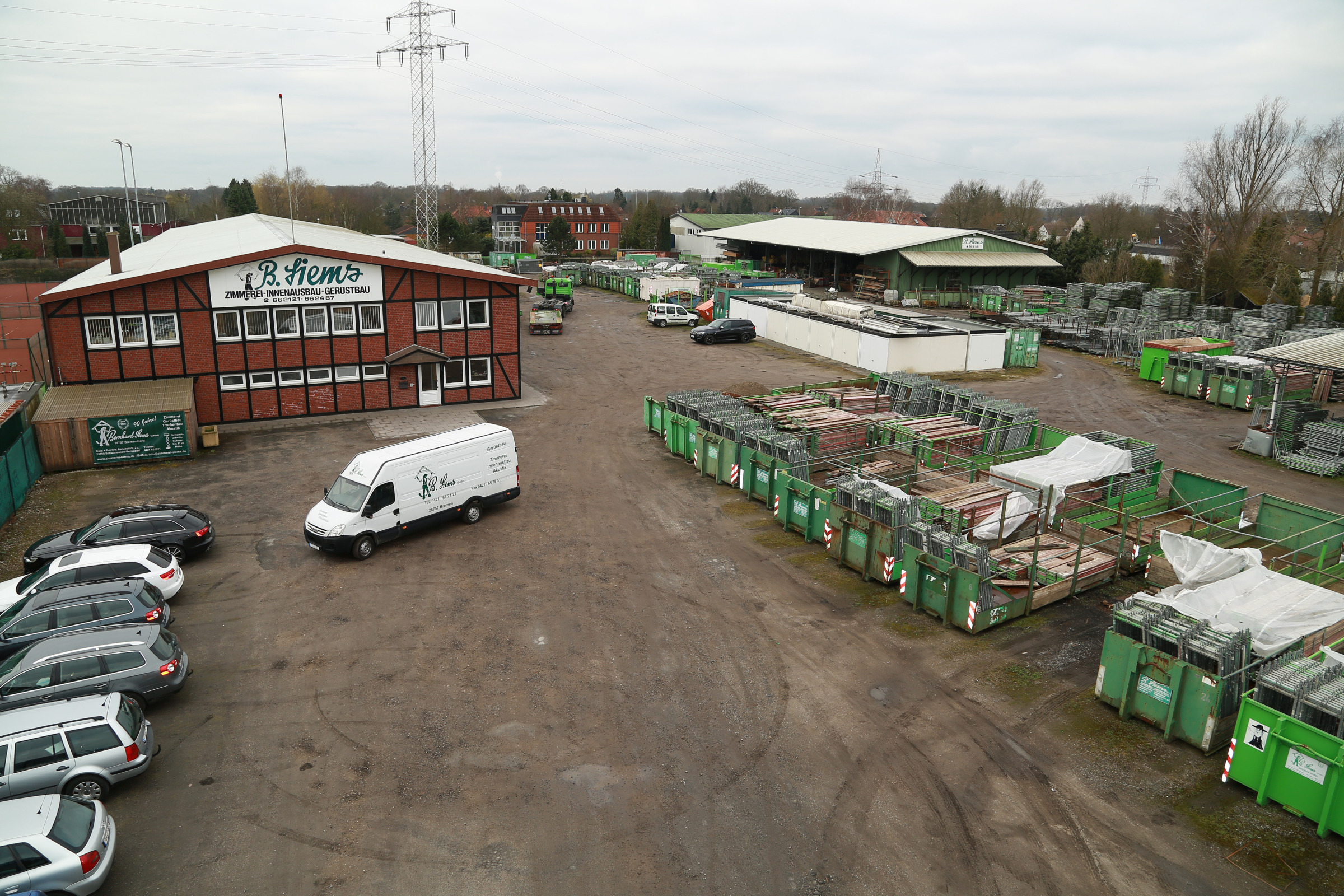 Zimmerer bei der Arbeit